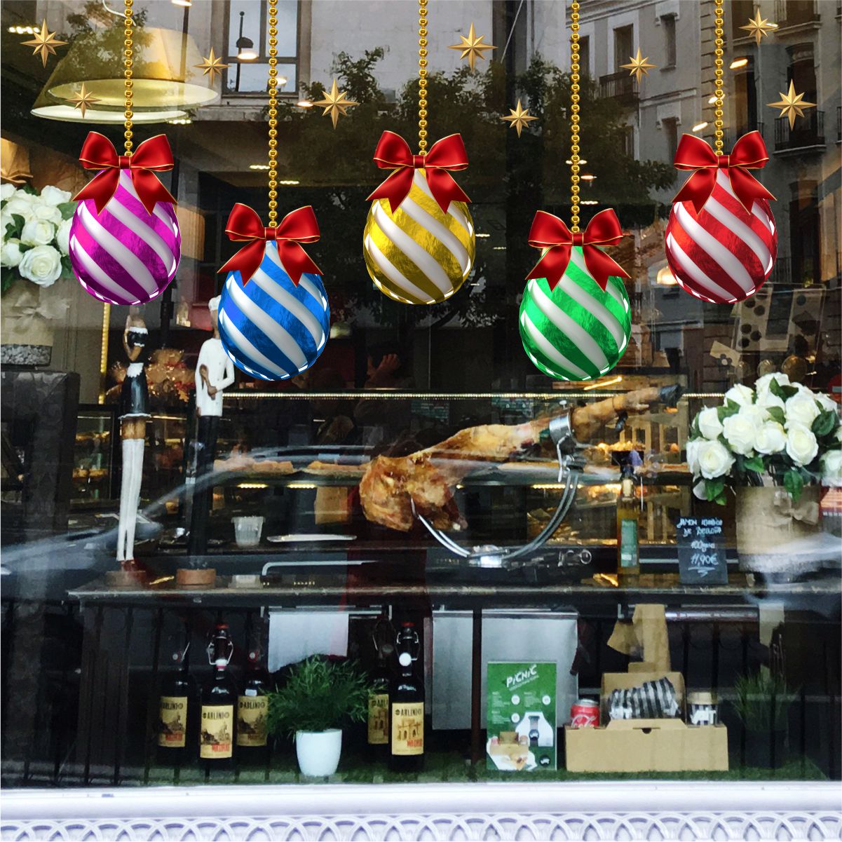 Adesivo Vitrine de Páscoa N21 - Imagem 2