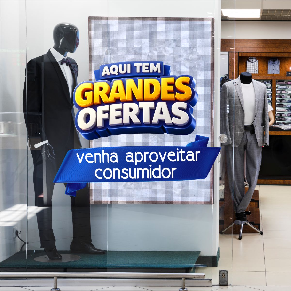 Adesivo Vitrine Semana do Consumidor N6