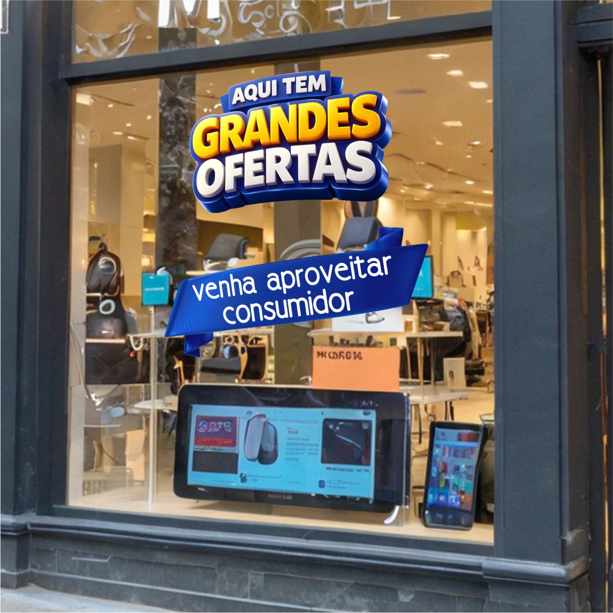 Adesivo Vitrine Semana do Consumidor N6 - Imagem 2