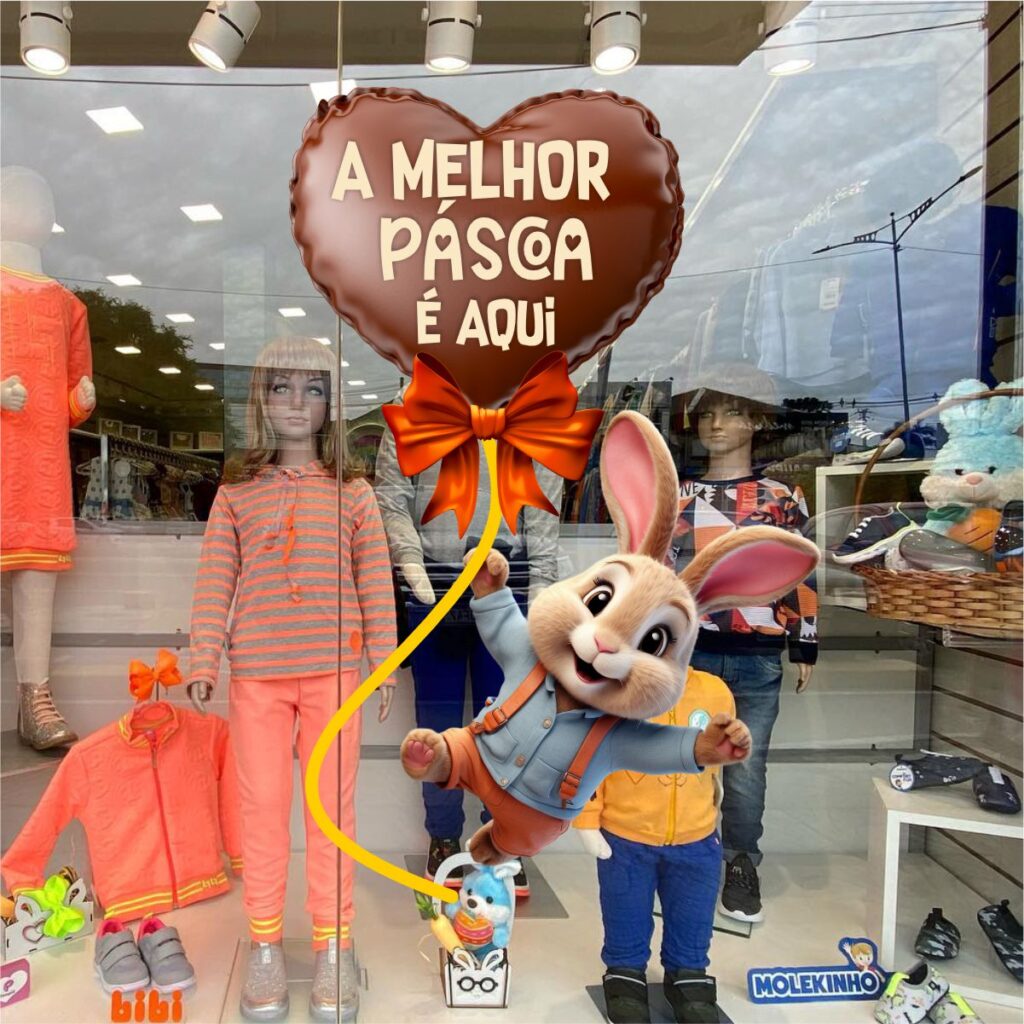 Adesivo Vitrine de Páscoa N25