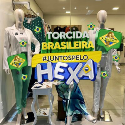 Adesivo Vitrine Copa do Mundo N6