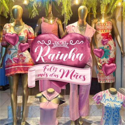 Adesivo Vitrine dia das Mães N25