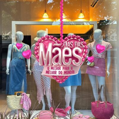 Adesivo Vitrine dia das Mães N27