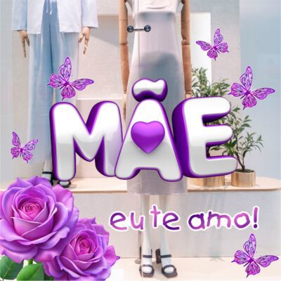 Adesivo Vitrine dia das Mães N28