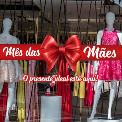 Adesivo Vitrine dia das Mães N32