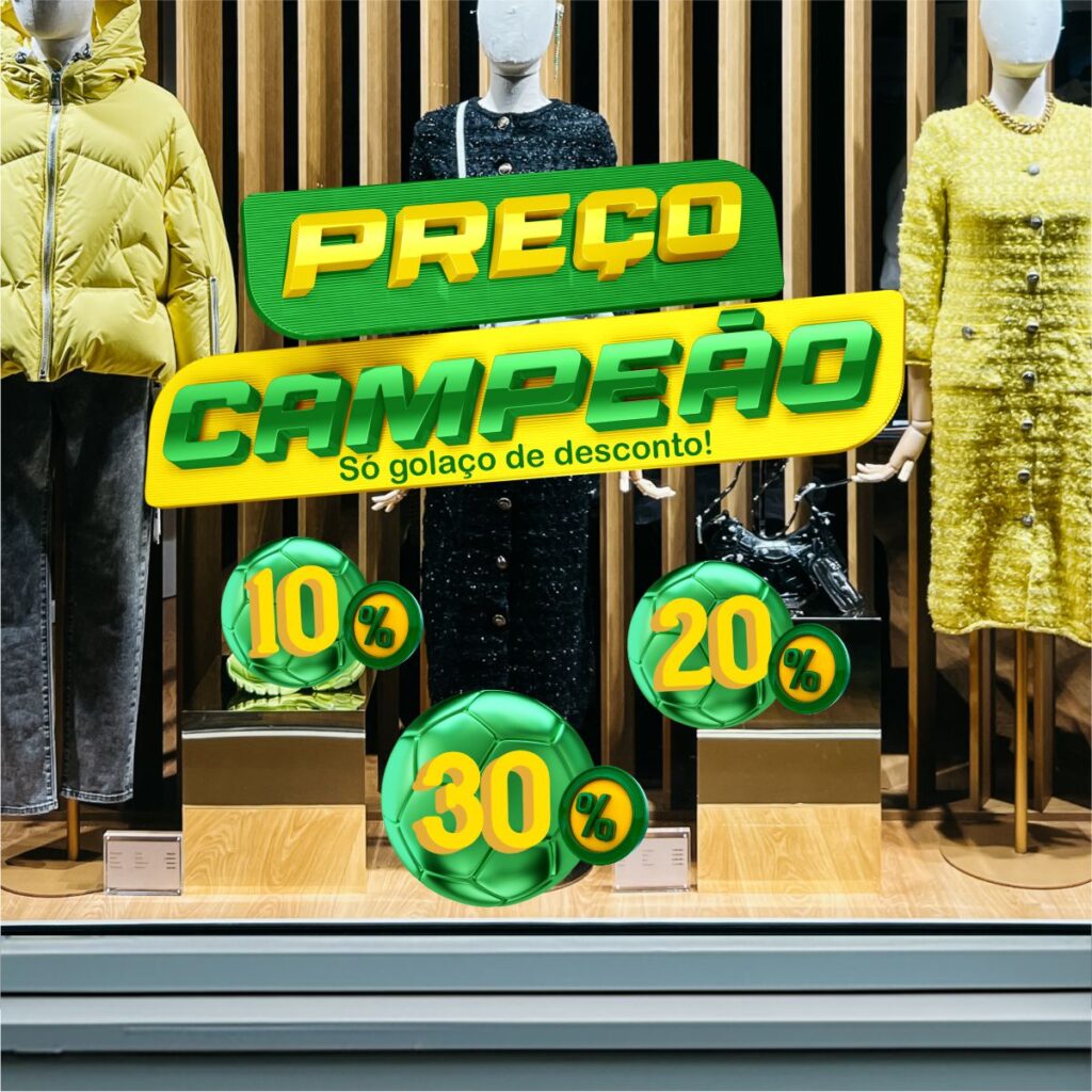 Adesivo Vitrine Copa do Mundo N10