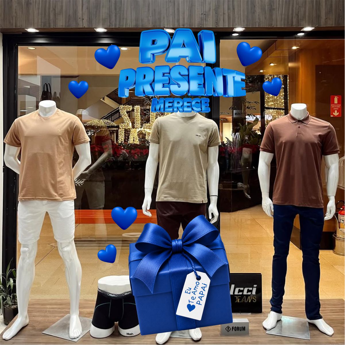 Adesivo Decorativo Vitrine Dia dos Pais N22 - Imagem 3