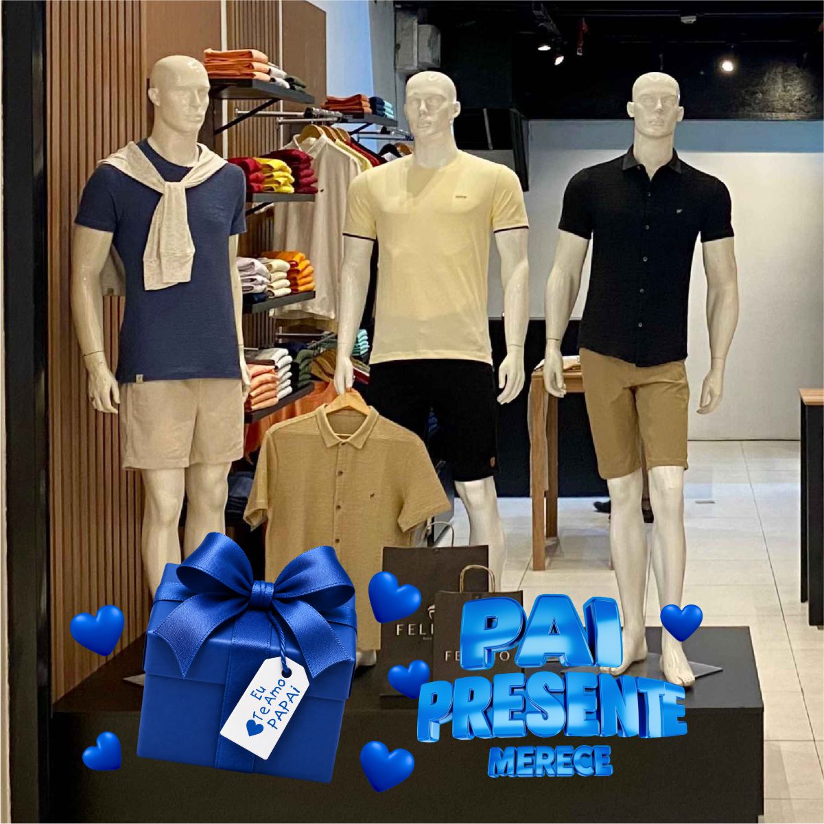 Adesivo Decorativo Vitrine Dia dos Pais N22 - Imagem 2