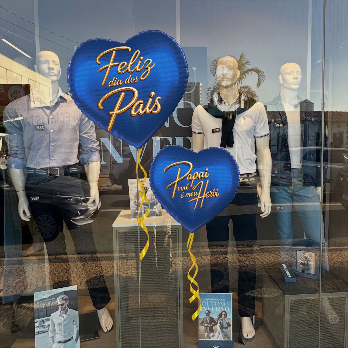 Adesivo Decorativo Vitrine Dia dos Pais N23 - Imagem 2