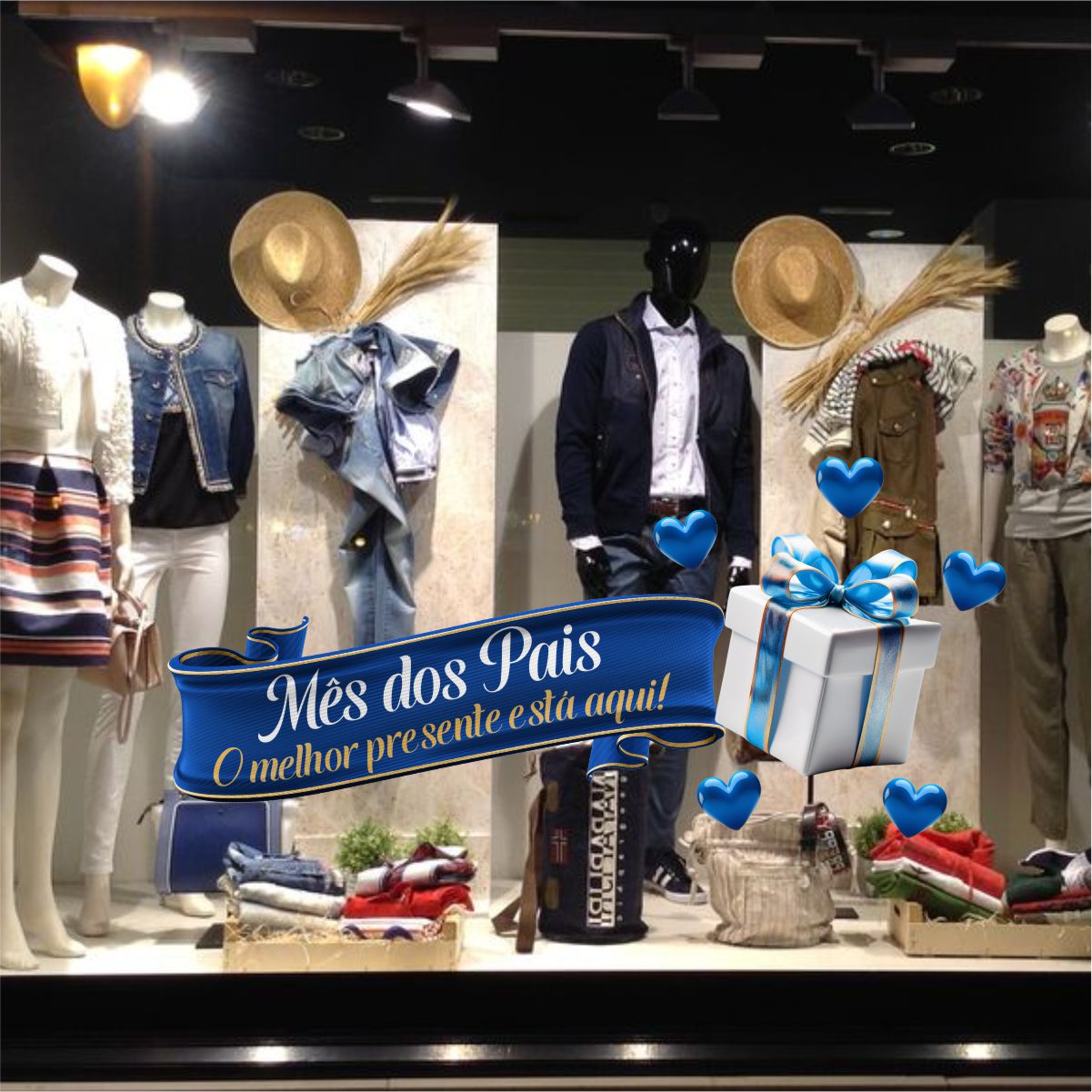 Adesivo Decorativo Vitrine Dia dos Pais N25 - Imagem 3