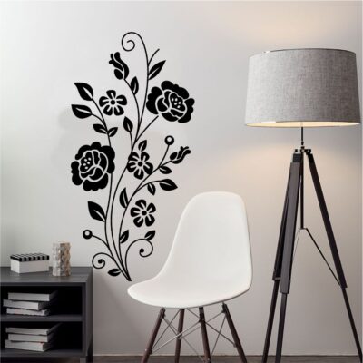 Adesivo De Parede Floral N10