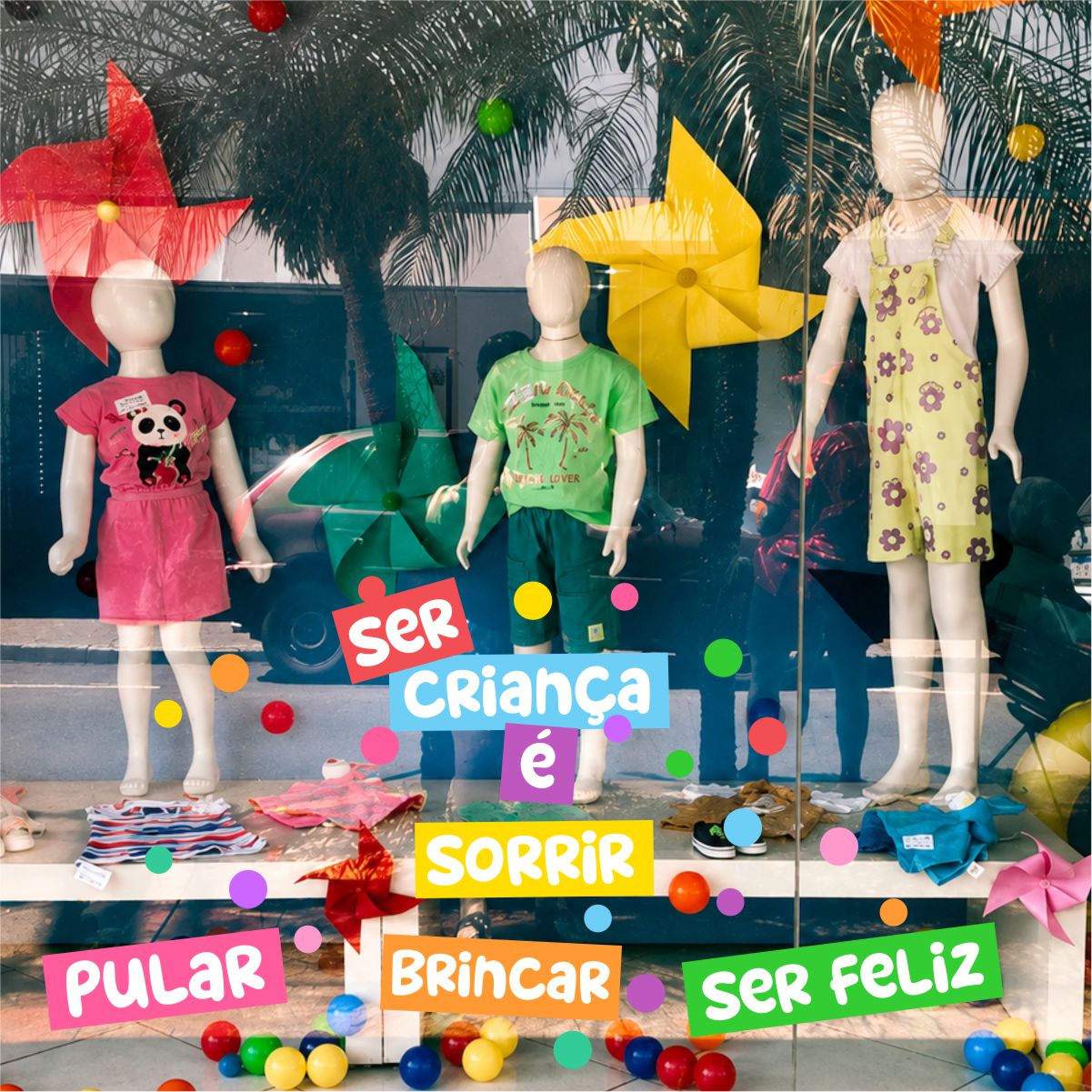 Adesivo Vitrine dia das Crianças N20 - Imagem 2