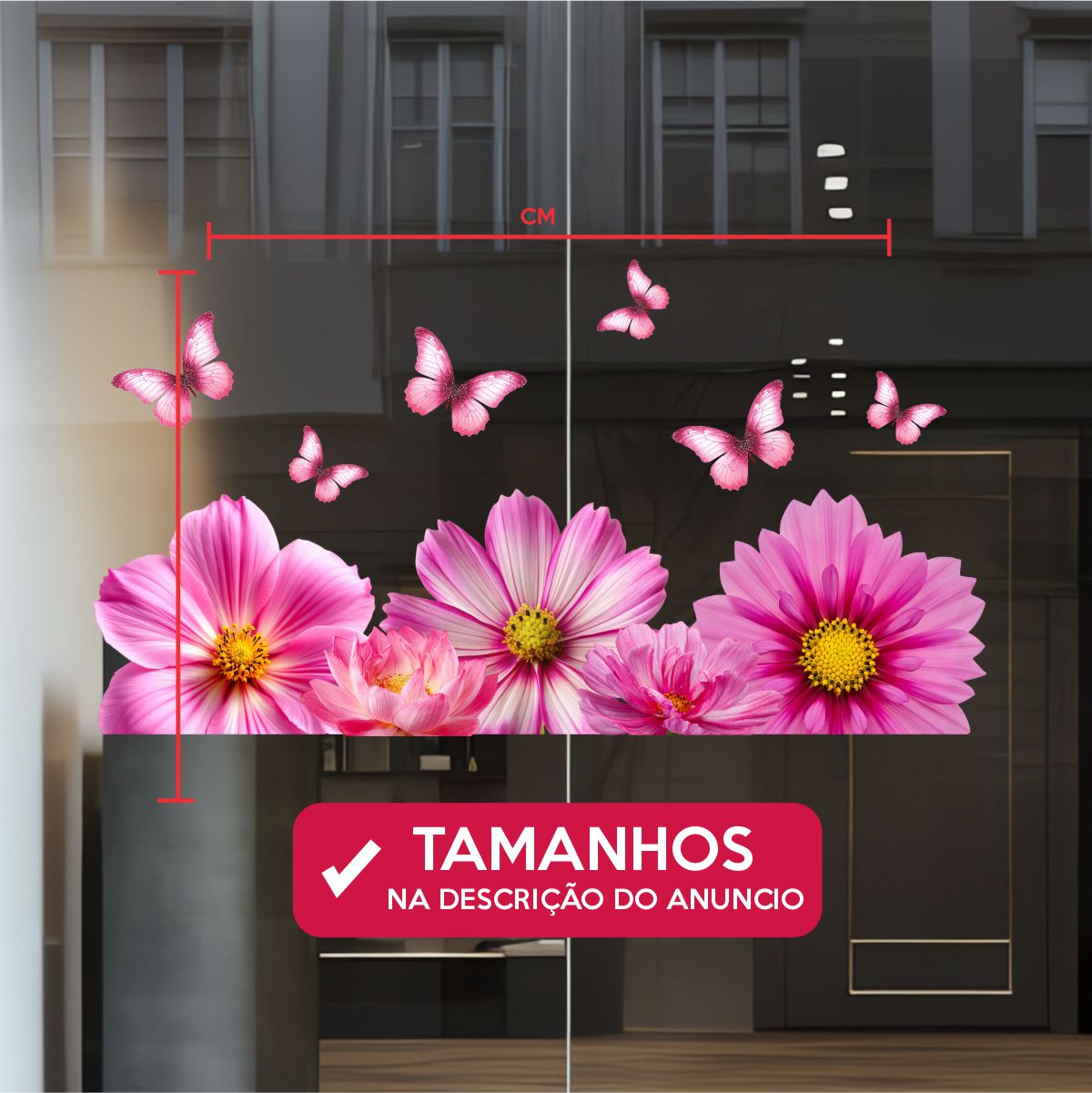 Adesivo Vitrine Primavera N19 - Imagem 4