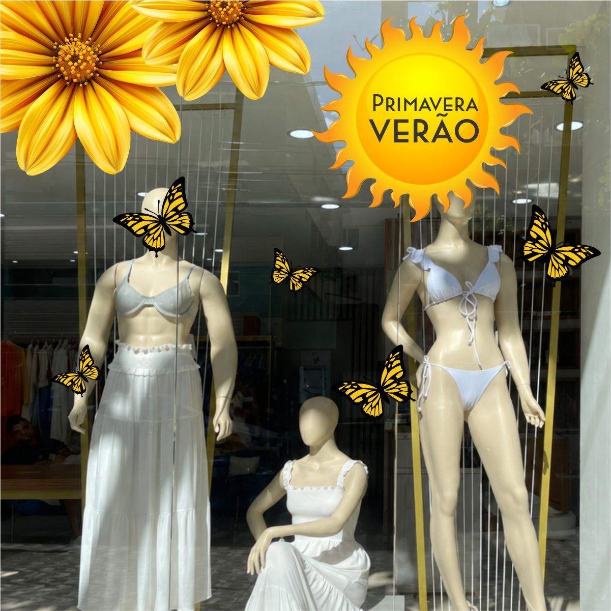 Adesivo Vitrine Primavera N20