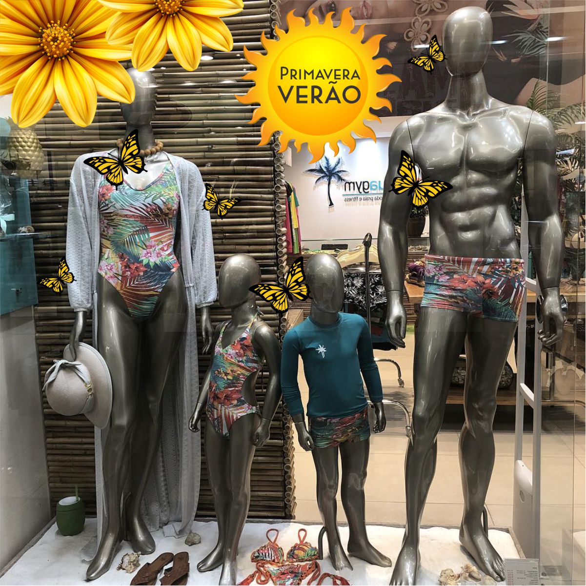 Adesivo Vitrine Primavera N20 - Imagem 2