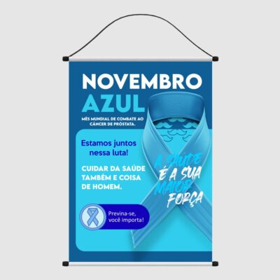 Banner Lona Campanha Novembro Azul N2