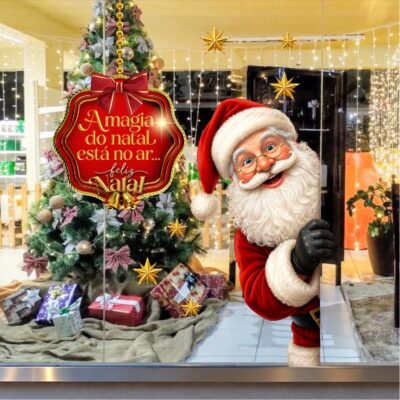 Adesivo Vitrine de Natal N40