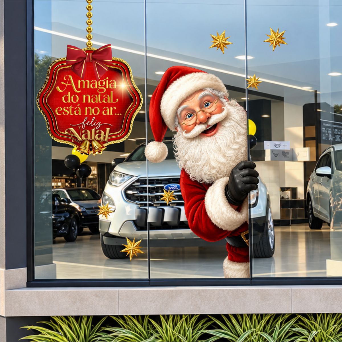 Adesivo Vitrine de Natal N40 - Imagem 2