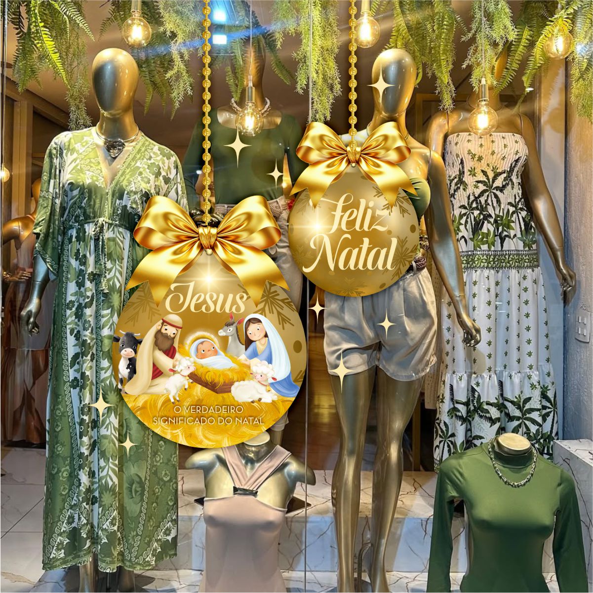 Adesivo Vitrine de Natal N44 - Imagem 3