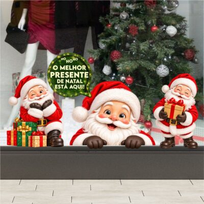 Adesivo Vitrine de Natal N46