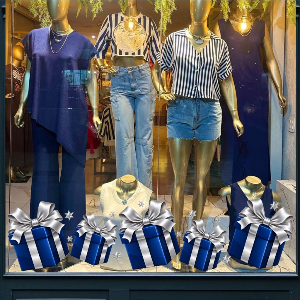 Adesivo Vitrine de Natal N49